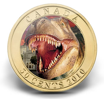 Канадская монета в 50 центов