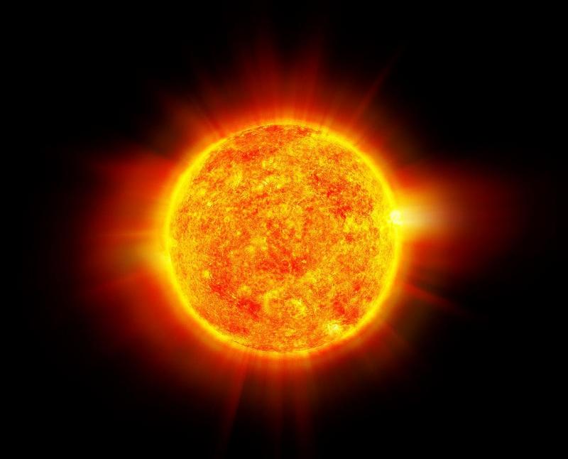 Солнце - раскалённый газовый шар