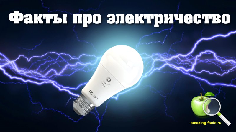 Факты про электричество, amazing-facts.ru